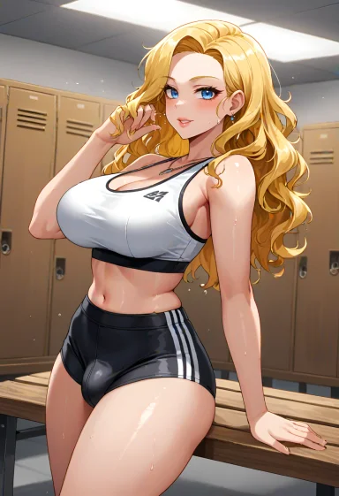 Aurora - Gym Futanari
